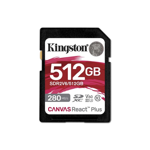 KINGSTON 512GB React+ SDR2V6/512GB SDXC HAFIZA KARTI