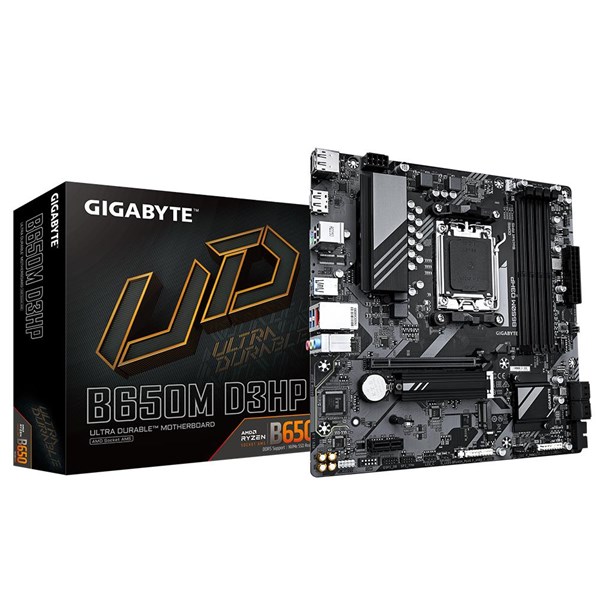 GIGABYTE B650M-D3HP DDR5 HDMI-DP PCIE 4.0 AM5 MATX