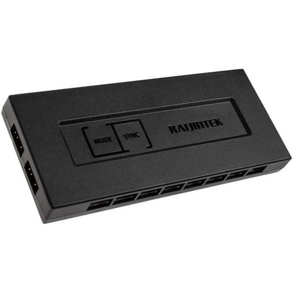 RAIJINTEK RJK 5V ARGB-PWM Fan Kontrolcü 8 Port PWM + 8 Port ARGB Bağlantı Noktası (0R40B00225)