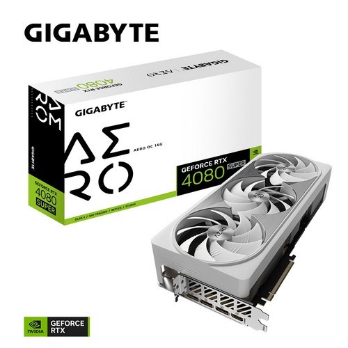 GIGABYTE 16GB RTX4080 SUPER AERO OC 16GB GV-N408SAERO OC-16GD GDDR6X PCIE 4.0