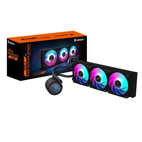 GIGABYTE 360MM AORUS WATERFORCE II 360 RGB AM5-1700P SIVI SOĞUTMALI İŞLEMCİ FANI