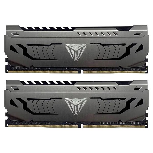 PATRIOT 16GB (2X 8GB) DDR4 3200MHZ CL16 DUAL KIT PC RAM VIPER STEEL PVS416G320C6K