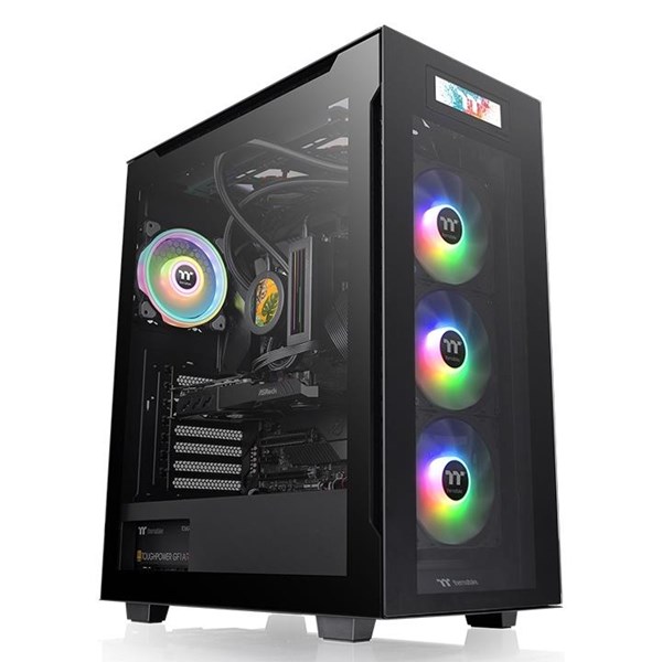 THERMALTAKE DIVIDER 550 TG CA-1T7-00M1WN-00 LCD EKRANLI GAMING MID-TOWER PC KASASI