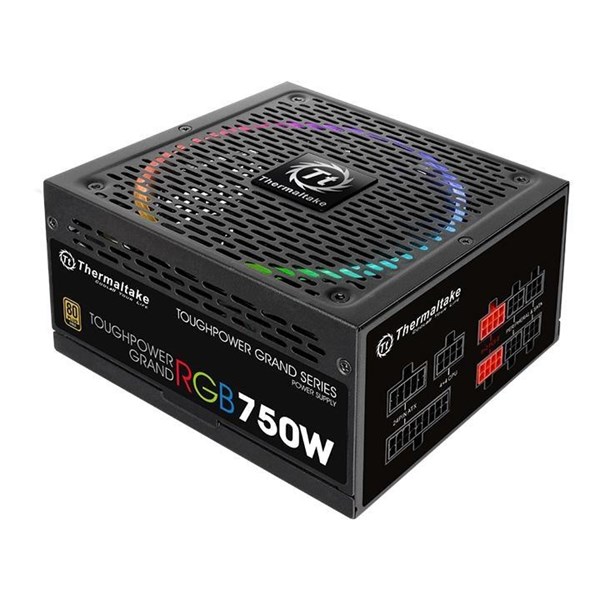 THERMALTAKE 750W 80+ GOLD TOUGHPOWER GRAND RGB PS-TPG-0750FPCGEU-R TAM MODÜLER POWER SUPPLY