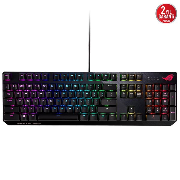 ASUS ROK STRIX SOPE NX SNOW RGB MEKANIK GAMING KLAVYE