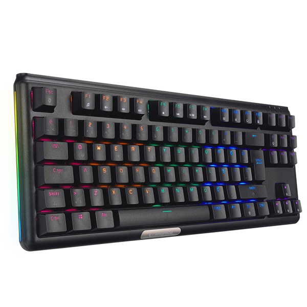 Rampage CLAW Siyah RED SWITCH Rainbow TKL Mekanik Gaming Oyuncu Klavye