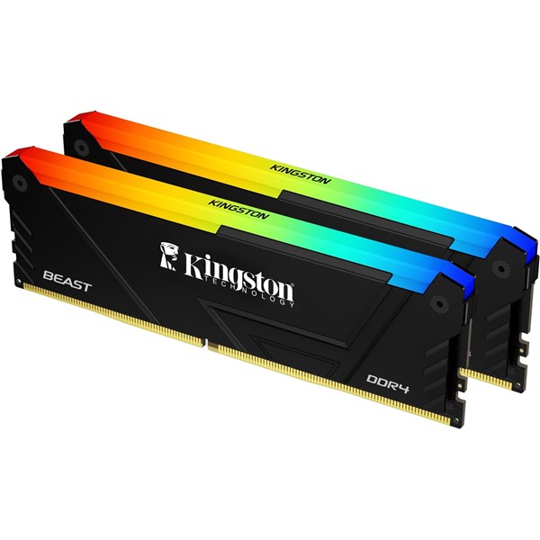 KINGSTON 32GB (2X 16GB) DDR4 3600MHZ CL18 RGB DUAL KIT PC RAM BEAST KF436C18BB2AK2/32TR