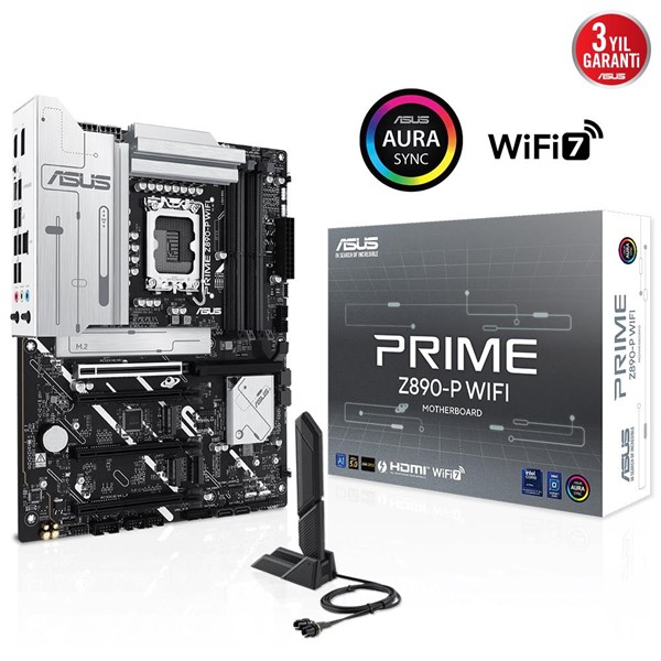 ASUS PRIME Z890-P WIFI-7 DDR5 THUNDERBOLT-HDMI DP PCIE 5.0 1851p ATX