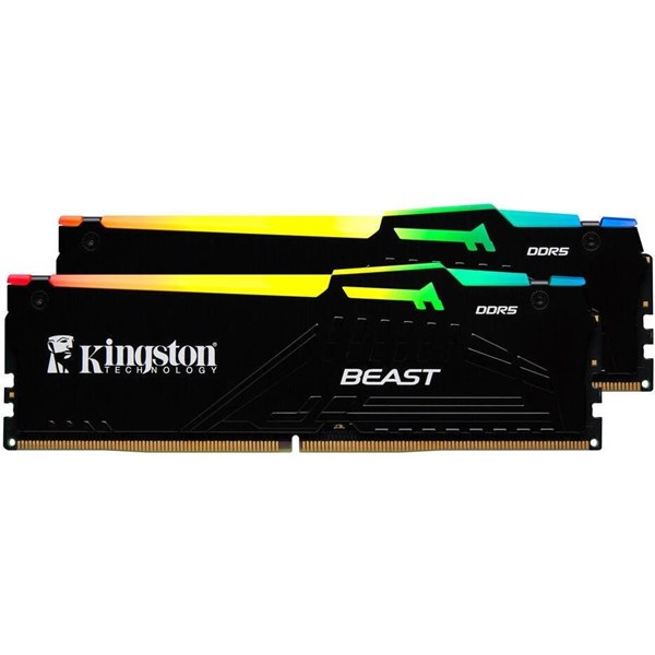 KINGSTON 64GB (2X 32GB) DDR5 6000MHZ CL36 RGB DUAL KIT PC RAM BEAST EXPO KF560C36BBEAK2-64TR