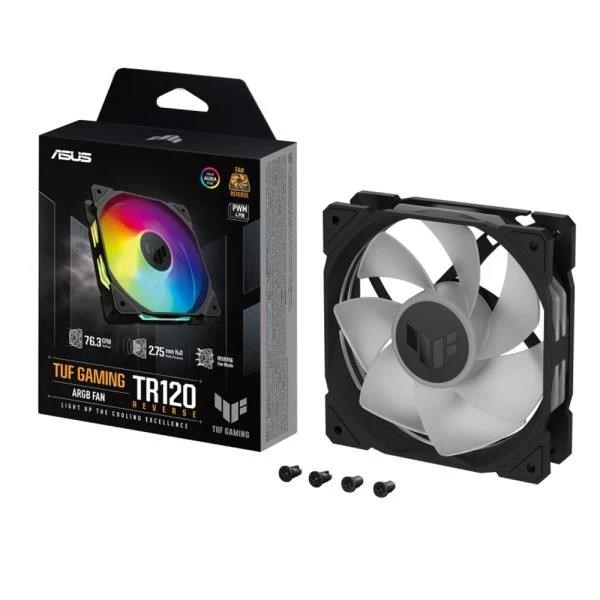 ASUS TUF TR120 Reverse ARGB 120mm Siyah Kasa Fanı