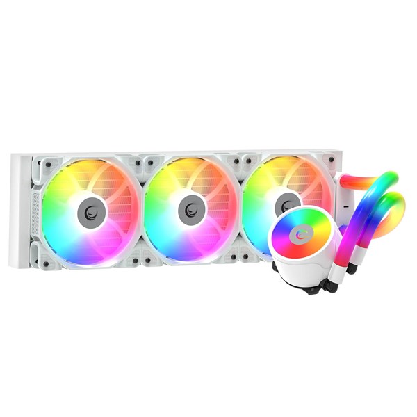 RAMPAGE 360MM ICEBLADE C8 RGB AM5-1700P SIVI SOĞUTMALI İŞLEMCİ FANI BEYAZ