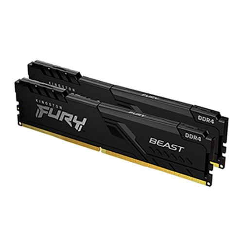 KINGSTON 16GB (2X 8GB) DDR4 3200MHZ CL16 DUAL KIT PC RAM FURY BEAST KF432C16BBK2/16