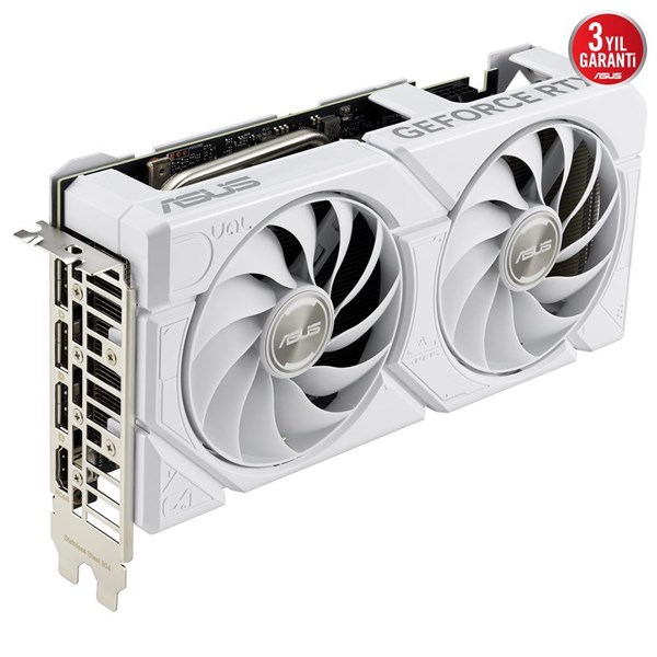 ASUS 12GB RTX4070 SUPER DUAL RTX4070S-012G-EVO-WHITE GDDR6X HDMI-DP PCIE 4.0 BEYAZ