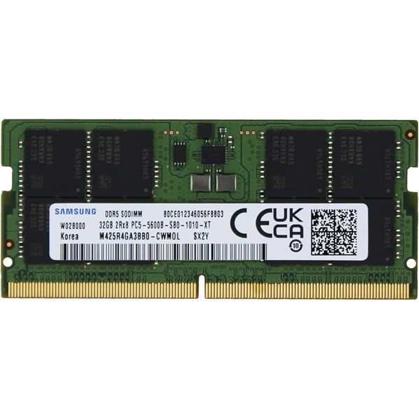 SAMSUNG 32GB DDR5 5600MHZ NOTEBOOK RAM VALUE M425R4GA3BB0-CWM