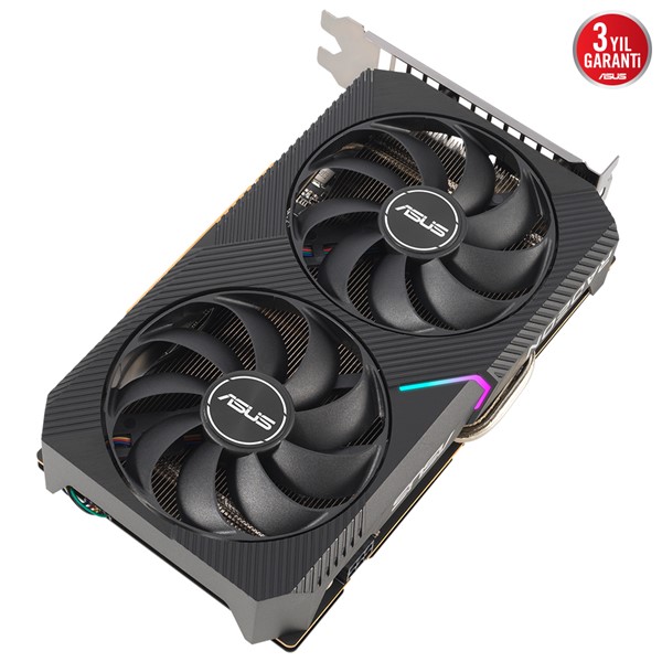 ASUS RX6500XT 4GB DUAL RX6500XT-O4G GDDR6 64bit HDMI DP PCIe 16X v4.0