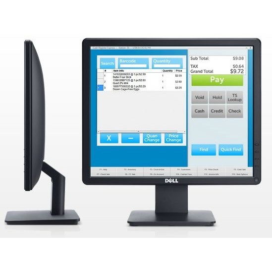 DELL 17" LED E1715S 5MS 60Hz DP Kurumsal Monitör (1280 X 1024) Siyah Kare Ekran
