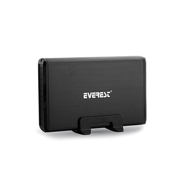 EVEREST 3,5" USB 3.0 HD3-354 Sata Alüminyum Harddisk Kutusu Siyah