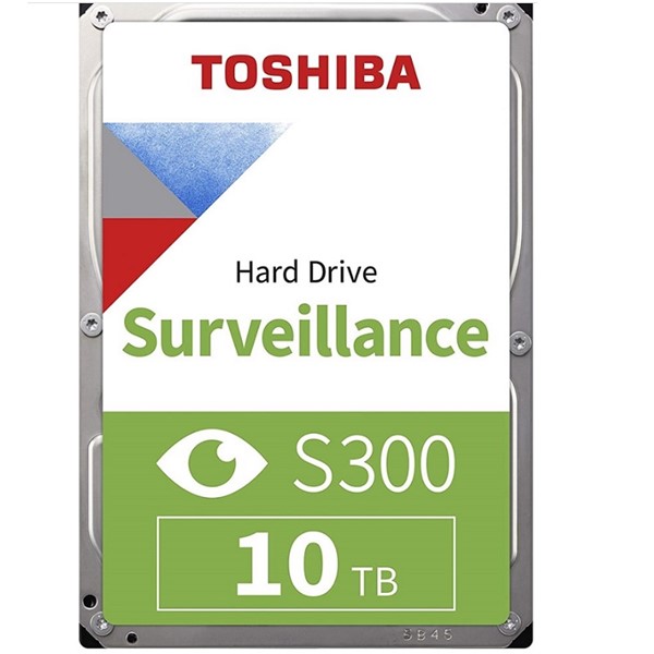 TOSHIBA 3.5" 10TB S300 HDWT31AUZSVA 7200 RPM 256MB SATA-3 Güvenlik Diski
