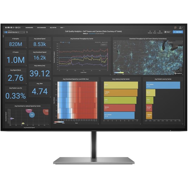 HP 27" IPS Z27Q G3 1C4Z7AA 5MS 60HZ HDMI-DP KURUMSAL MONİTÖR 2560X1440