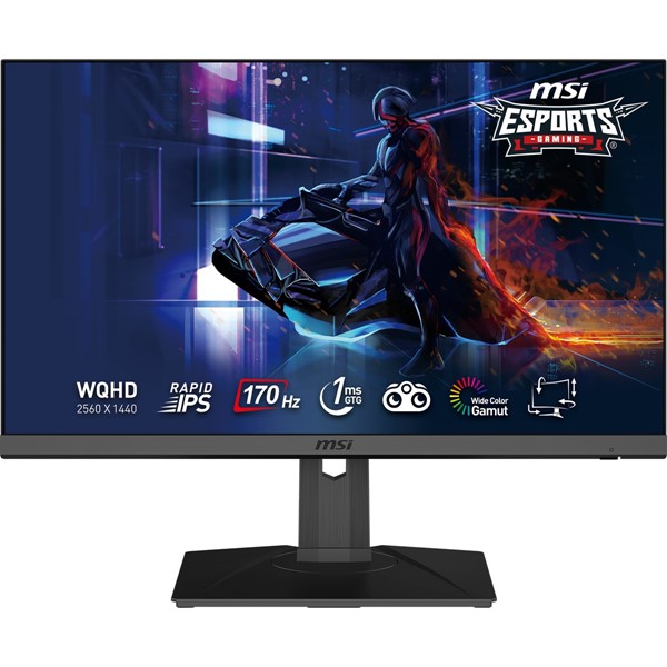 MSI 27" IPS G272QPF 1MS 170HZ HDMI-DP ESPORT PIVOT GAMING MONİTÖR 2560X1440