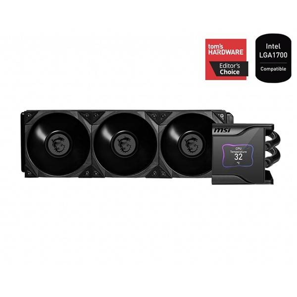  MSI 360MM MPG CORELIQUID S360 2.4" LCD EKRANLI SIVI SOĞUTMALI İŞLEMCİ FANI AM4-1700p-sTRX4