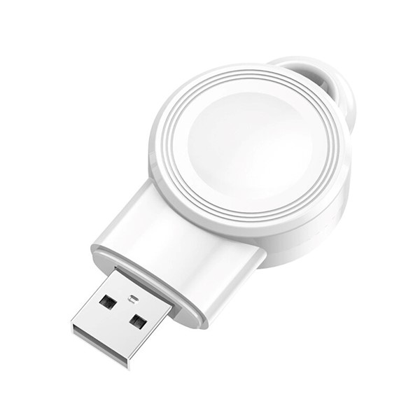 Codegen Apple Watch 1 2 3 4 5 6 7 SE Uyumlu QI Manyetik Stand Beyaz Şarj Cihazı