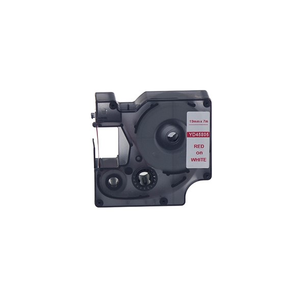 Prıntpen Dymo D1 45805 Beyaz Etıkete Kırmızı (19Mm X 7M)