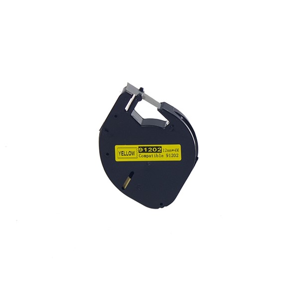 Prıntpen Dymo Letratag 59423 Plastyk Sarı Etykete Syyah (S0721620) (12Mm X 4M)