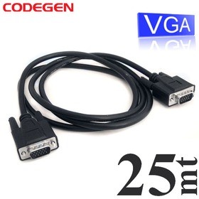 CODEGEN CPA25 25 Mt Monitör Kablosu VGA 15E/15E