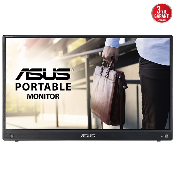 ASUS 15.6" IPS ZENSCREEN GO MB16AWP mHDMI TYPE-C Kablosuz Bataryalı Taşınabilir Monitör