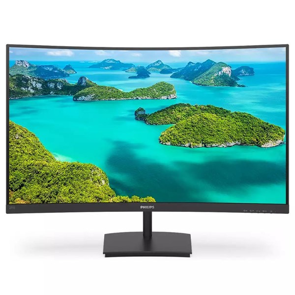 PHILIPS 27" VA 271E1SCA/00 4MS 75HZ HDMI KAVISLI EV OFİS MONİTÖRÜ 1920X1080