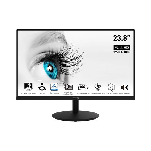 MSI 23.8" FLAT IPS MP242A 1MS 100HZ HDMI EV OFİS TİPİ MONİTÖR 1920X1080