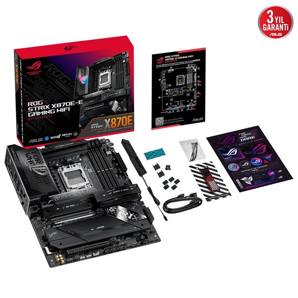 ASUS ROG STRIX X870E-E GAMING WIFI-7 DDR5 HDMI DP PCIE 5.0 AM5 ATX	