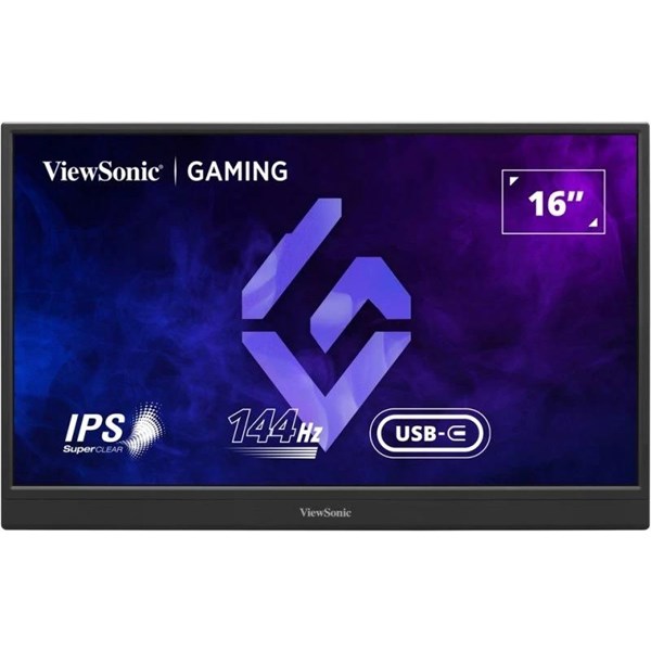 VIEWSONIC 16" IPS VX1654 4MS 144HZ TYPEC GAMING MONİTÖR 1920X1080