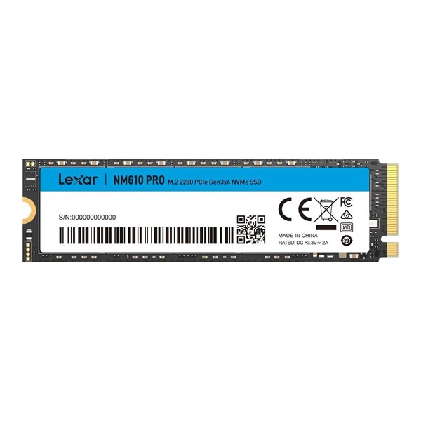 LEXAR 2TB LNM610 PRO LNM610P002T-RNNNG 3300- 2600MB/s M2 NVME Disk