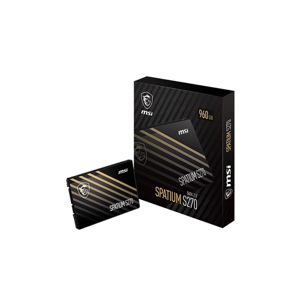 MSI  960GB SPATIUM S270 500-450MB/s SSD SATA-3 DİSK