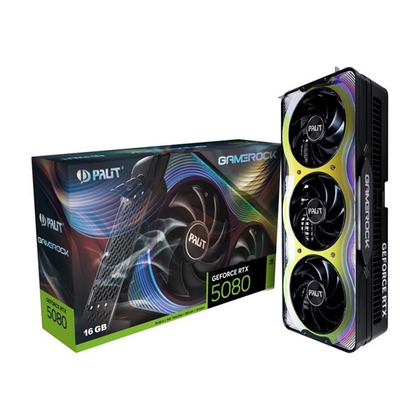 PALIT RTX5080 16GB GAMEROCK GDDR7 256bit HDMI DP PCIe 5.0