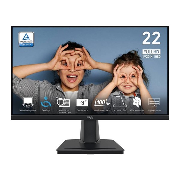 MSI 21.5" FLAT VA PRO MP225V 1MS 100HZ HDMI EV OFİS MONİTÖRÜ