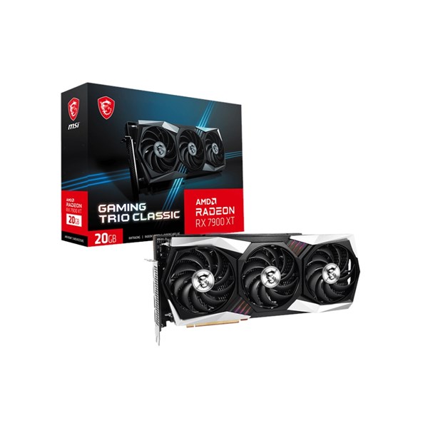 MSI 20GB RX7900XT GAMING TRIO CLASSIC 20G GDDR6 HDMI-DP PCIE 4.0
