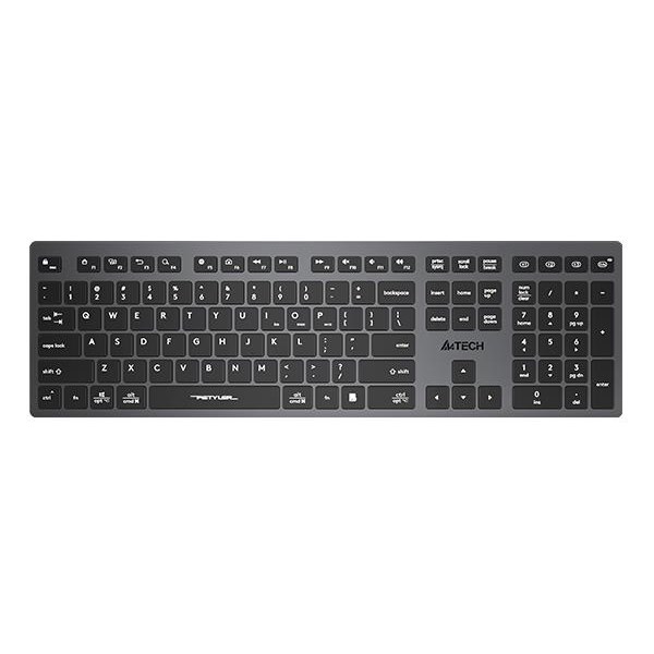 A4-TECH Q TRK FBX50C Bluetooth Q Şarjlı Klavye Gri