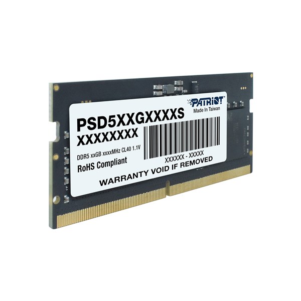 PATRIOT 32GB DDR5 5600MHZ CL46 NOTEBOOK RAM SIGNATURE LINE PSD532G56002S