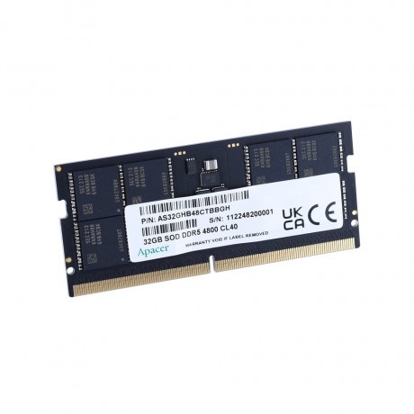 APACER 32GB DDR5 4800MHZ CL40 NOTEBOOK RAM VALUE FS.32G2A.PTH