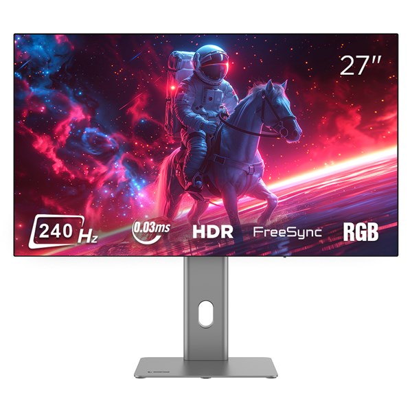 RAMPAGER 27" OLED ZENITH ZN27OL240 0.03MS 240Hz HDMI-DP GAMING MONİTÖR 2560X1440