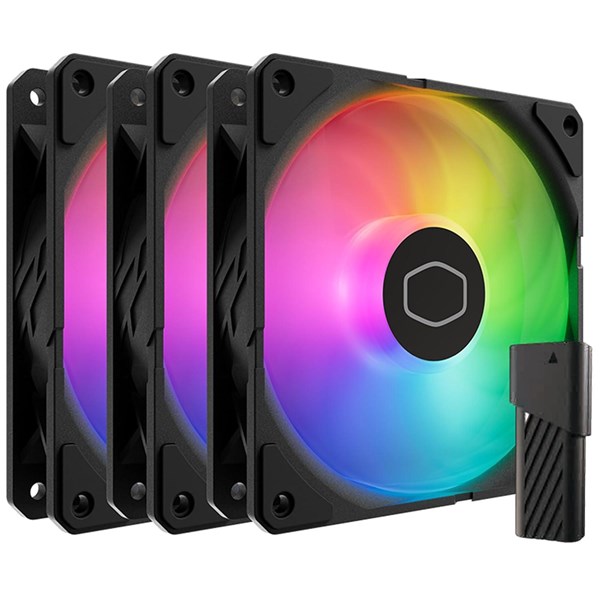 COOLERMASTER SICKLE FLOW EDGE MFX-B2DN-253P2-R2 ARGB KASA FANI+KONTROL ÜNİTESİ  MFX-B2DN-253P2-R2