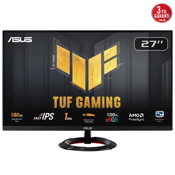 ASUS 27" IPS TUF GAMING VG279Q3R 1MS 180HZ HDMI-DP GAMING MONİTÖR 1920X1080