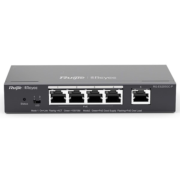 RUIJIE 5port REYEE RG-ES205GC GIGABIT Yönetilemez Switch