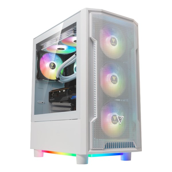 GAMDIAS 750W 80+ BRONZE ATHENA M6 LITE WH GAMING MID-TOWER PC KASASI BEYAZ