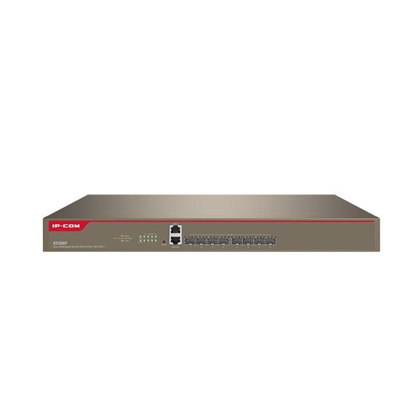 IP-COM X5308F 8port 10GbE SFP+ Bulut Yönetilebilir Switch