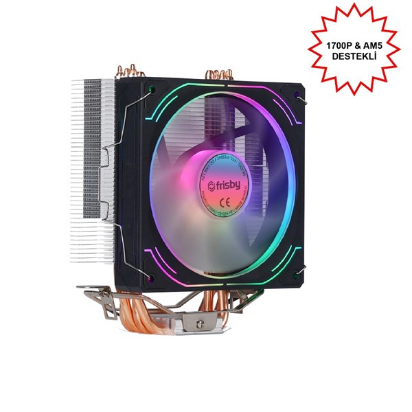 FRISBY FCL-F1334C ARGB AM5-1700P HAVA SOĞUTMALI İŞLEMCİ FANI