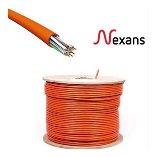 NEXANS CAT6 Utp 23AWG Turuncu 500m Saf Bakır LSZH Kablo LSZH HF